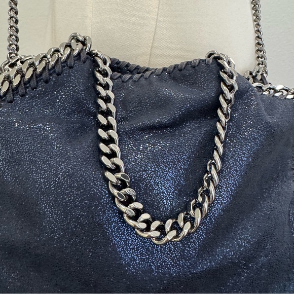 Stella McCartney Ink Navy Blue Falabella Bag - Picture 4 of 15